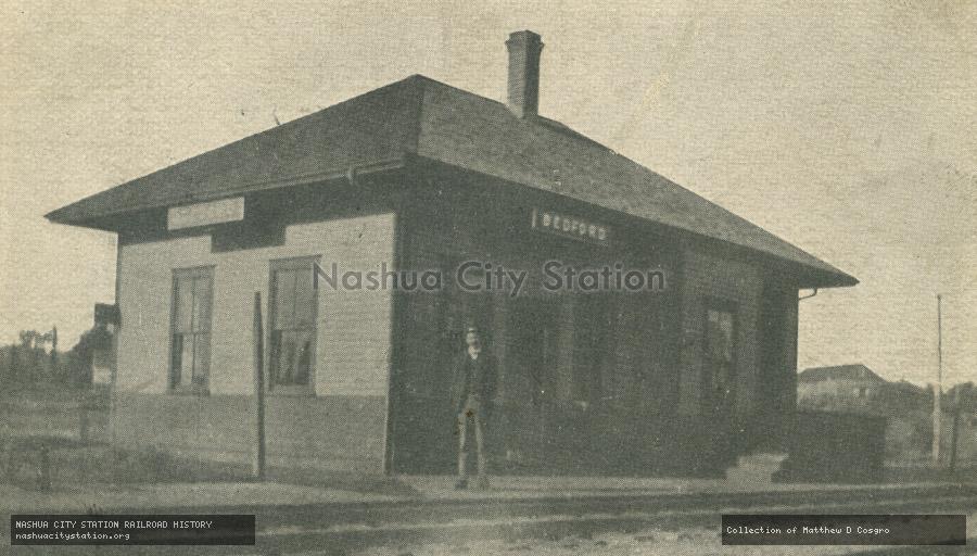 Postcard: Boston & Maine Station, Bedford, New Hampshire